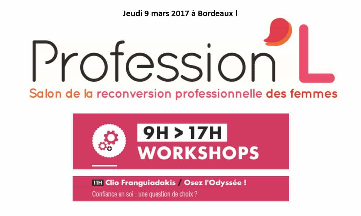 Salon Profession L 2017 03 09 atelier confiance en soi par Clio Franguiadakis