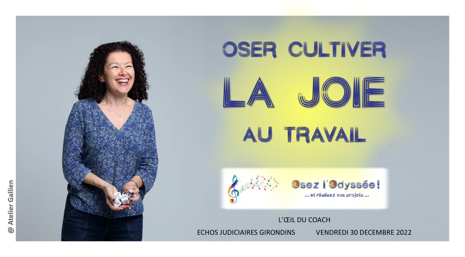 oser cultiver la joie au travail - chronique par Clio Franguiadakis - Osez l'Odyssee